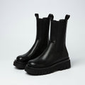 Platform Round Toe Martin Boots