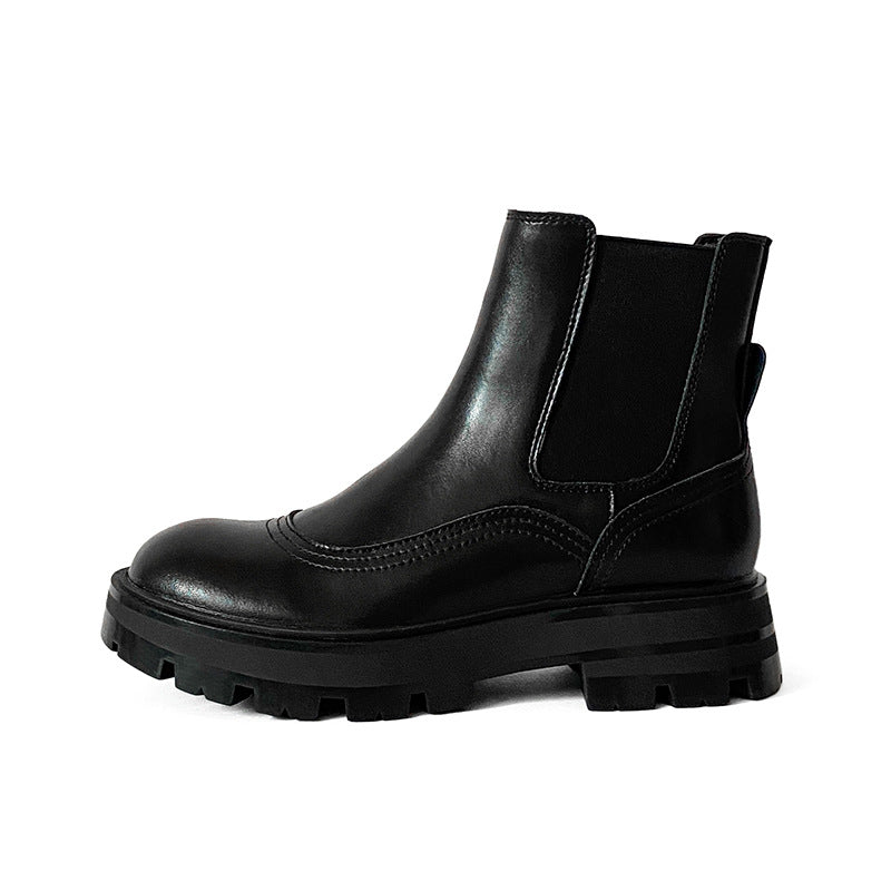 British Style Elastic Martin Boots